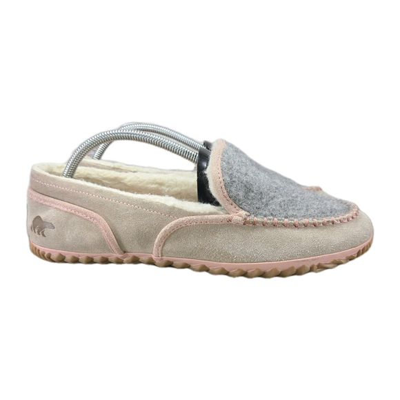 Sorel Womens Tremblant Moccasin Slippers Indoor Outdoor Beige Pink Gray Size 11 - Picture 1 of 10